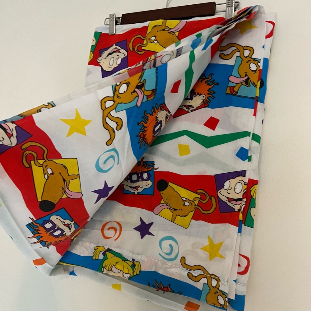 Vintage Nickelodeon Rugrats 3-Piece Twin Sheet Set